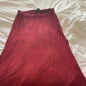 Maroon skirt